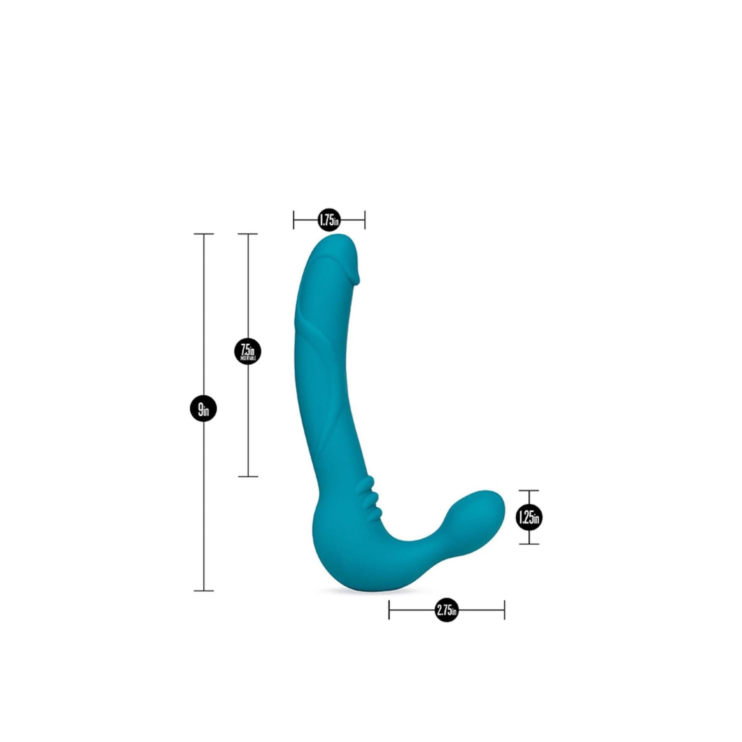 Blush - TEMPTASIA LUNA STRAPLESS SILICONE DILDO