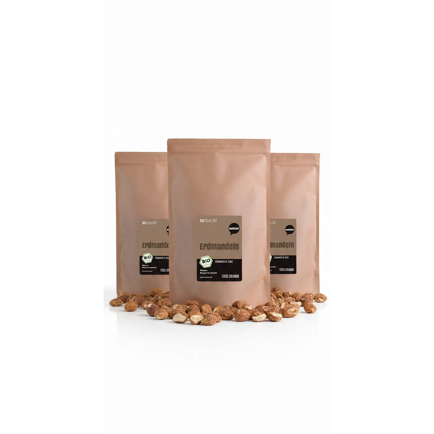 Wohltuer Bio Erdmandeln ganz - 1000g 1000 g