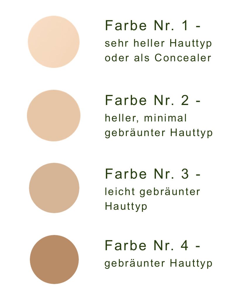 Age Attraction Wonder Pearls Organic Make-Up Fluid - Farben Test-Set - Farben 1 und 2