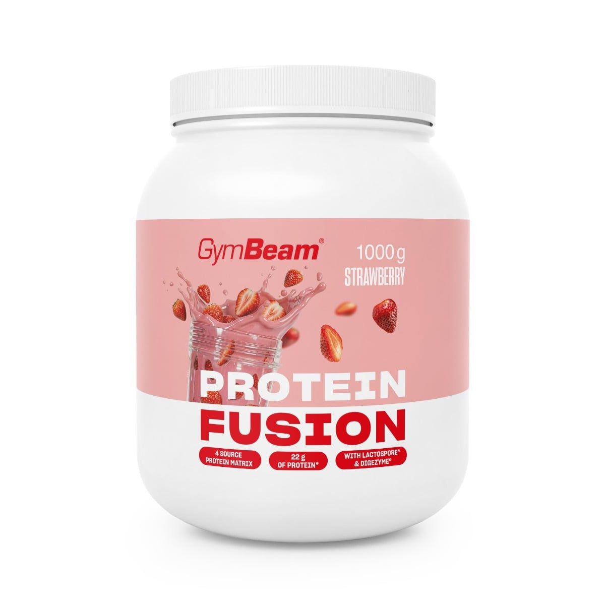 GymBeam Protein Fusion Mehrkomponenten-Molkenprotein Pulver 1000 g