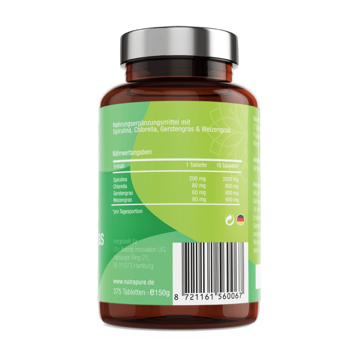 Nutrapure Bio Daily vegane Tabletten