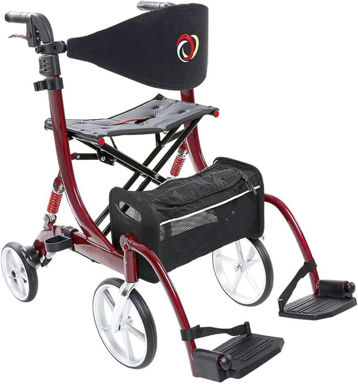 2 in 1 Rollator SPRING VARIO mit Rollstuhl Funktion | Bescomedical