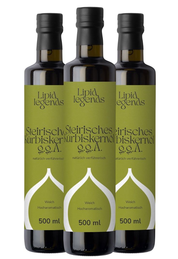 LIPID LEGENDS Steirisches Kürbiskernöl g.g.A.