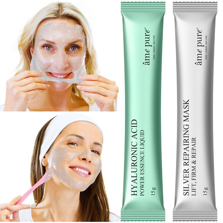 âme pure Jelly Glow Rubber Mask - Silber