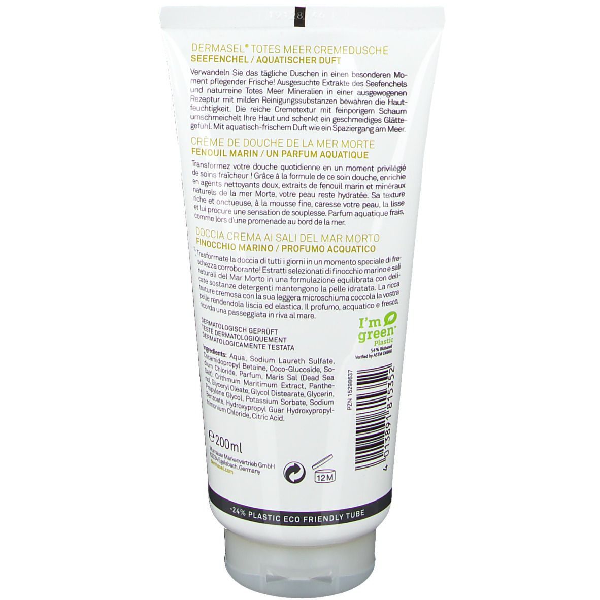 DERMASEL® Totes Meer Cremedusche Seefenchel