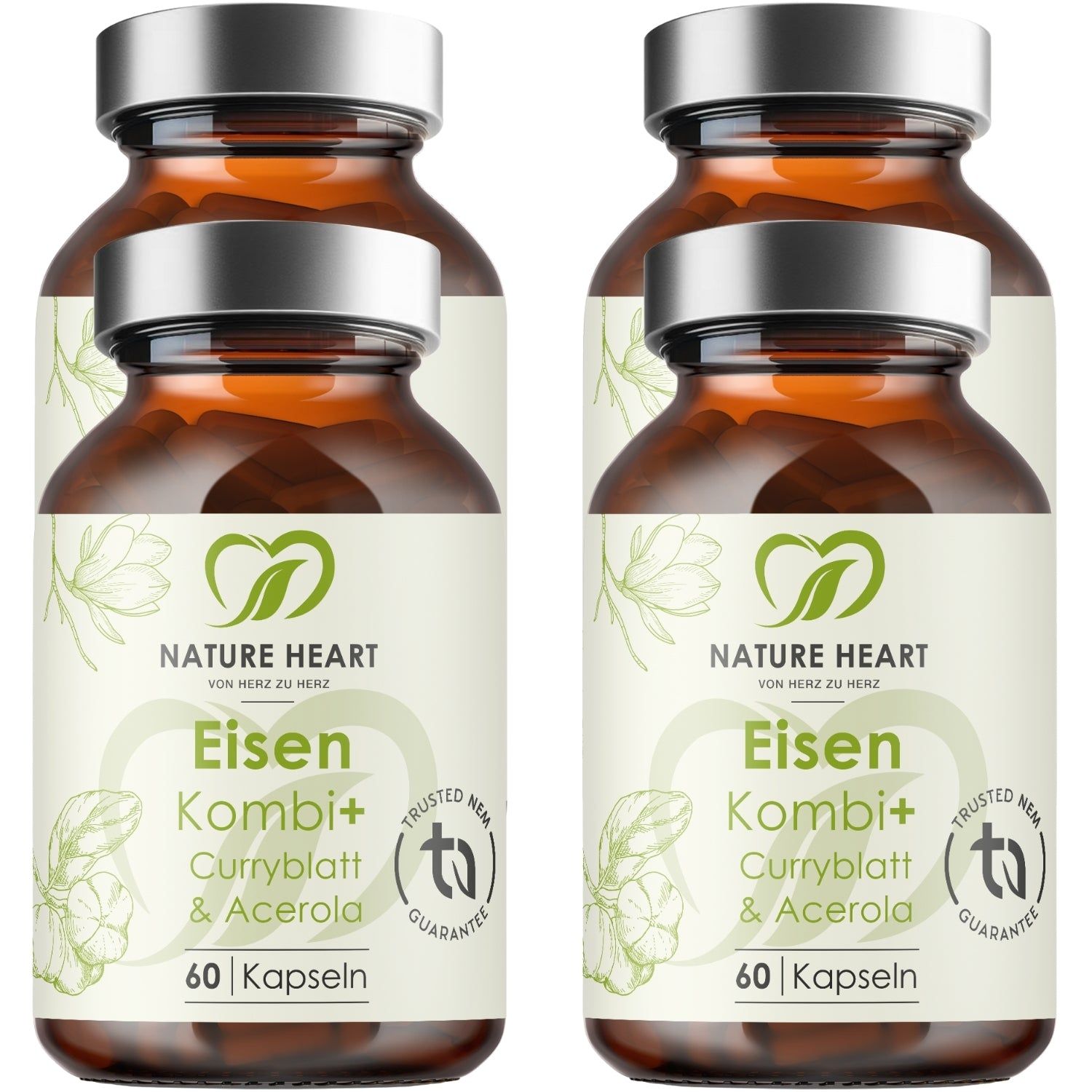 Nature Heart Eisen Kombi+ 4x60 St Kapseln