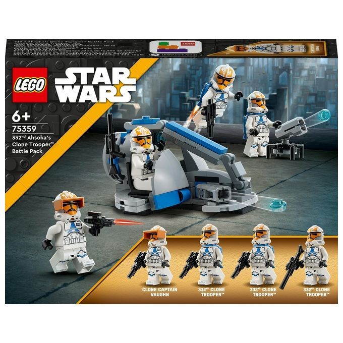 LEGO Star Wars 75359 Battle Pack Clone Trooper della 332a Compagnia di Ahsoka, Giochi da Costruire
