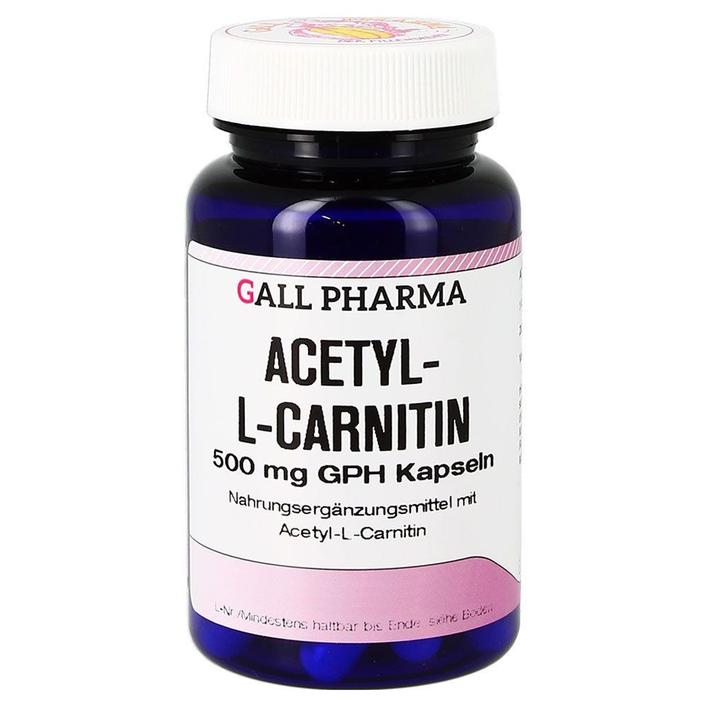 GALL PHARMA Acetyl-L-Carnitin 500 mg GPH Kapseln, 60 St