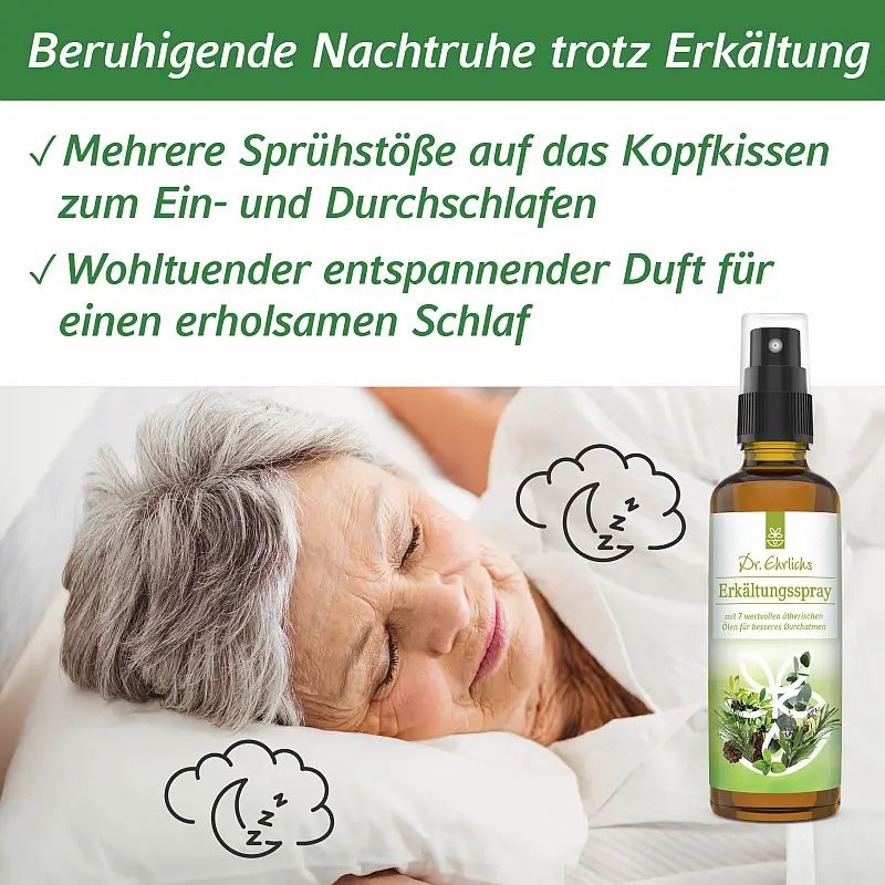 Dr. Ehrlichs Erkältungsspray mit 7 naturreinen ätherischen Ölen