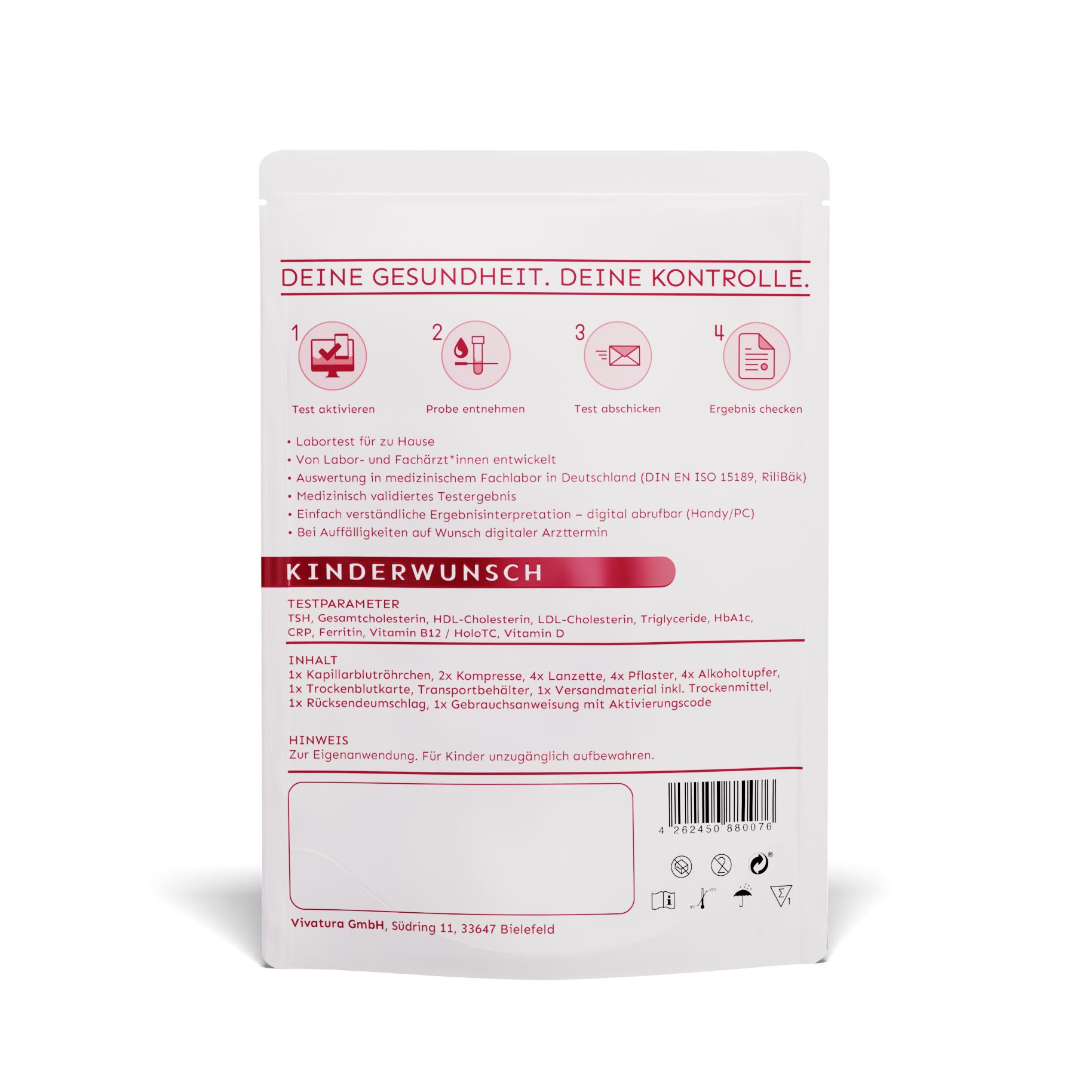 vivatura® Kinderwunsch Body TEST-KIT