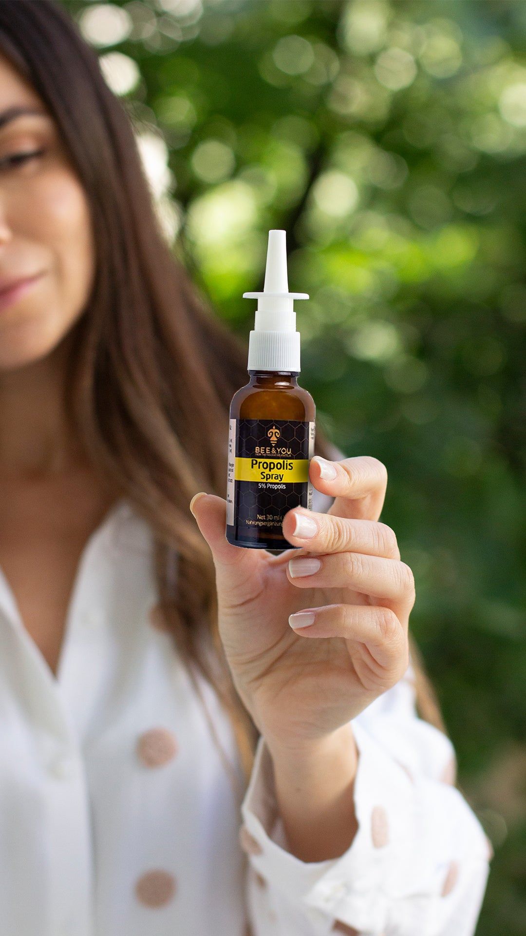 BEE&YOU Propolis Nasenspray für Kinder und Erwachsene, Propolis Spray