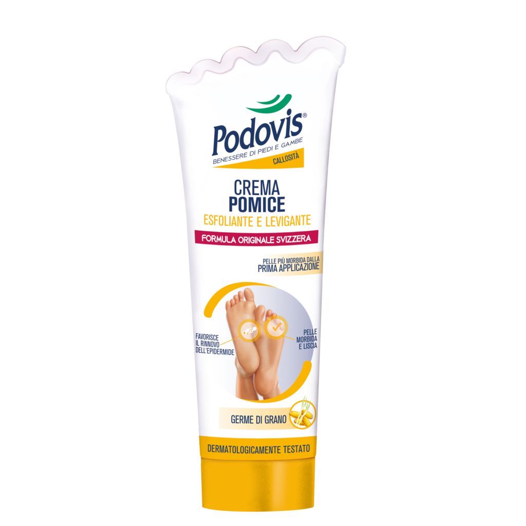 Podovis Crema Pomice 100 ml - Azione esfoliante e levigante per piedi