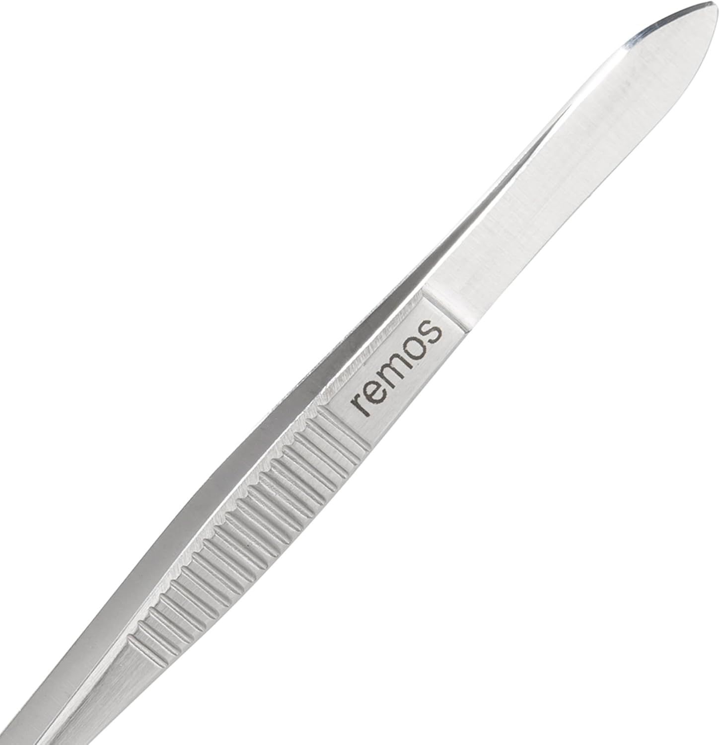 REMOS Splitterpinzette mit gezahnter Spitze