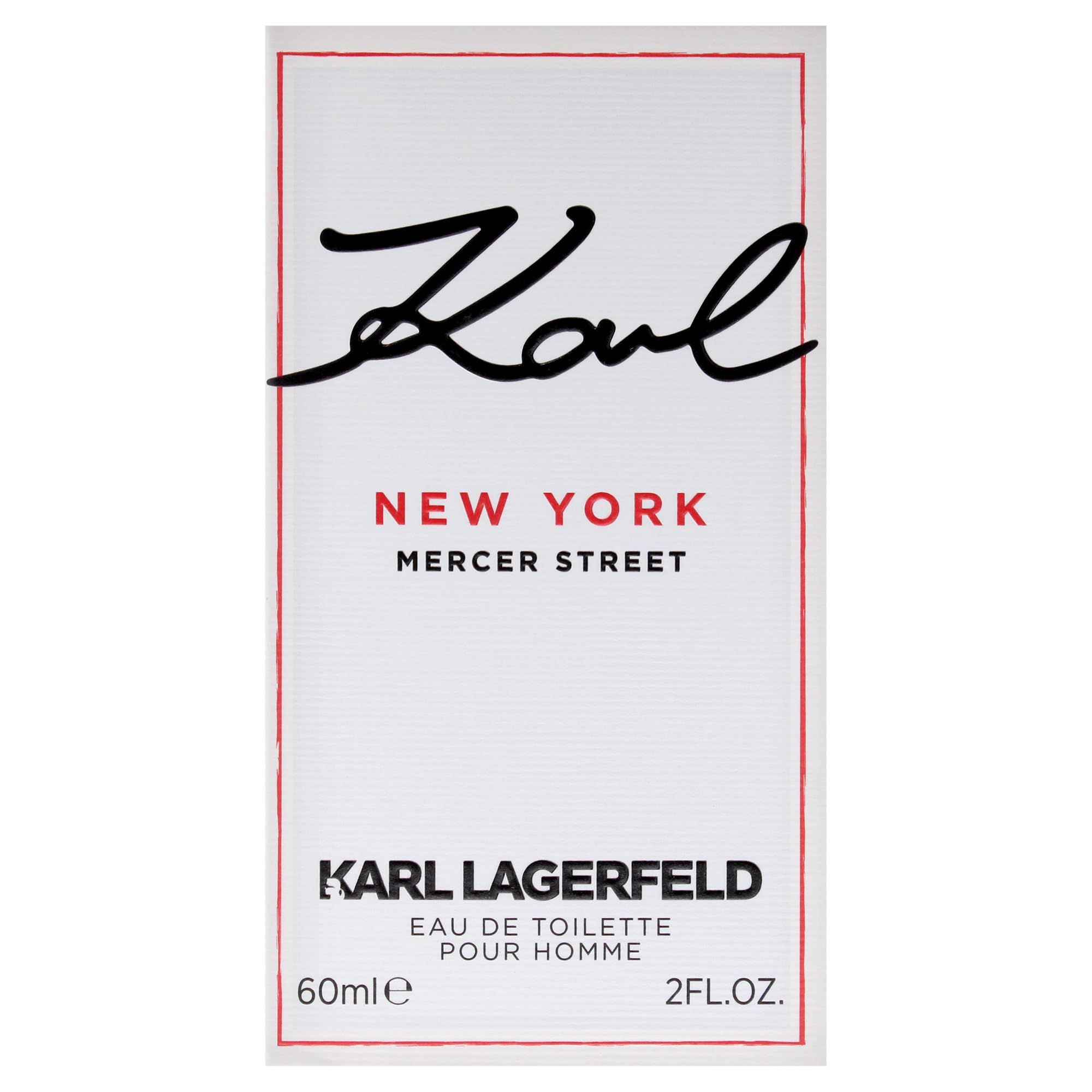 Verpackung Karl Lagerfeld New York Mercer Street Eau de Toilette, 60ml.