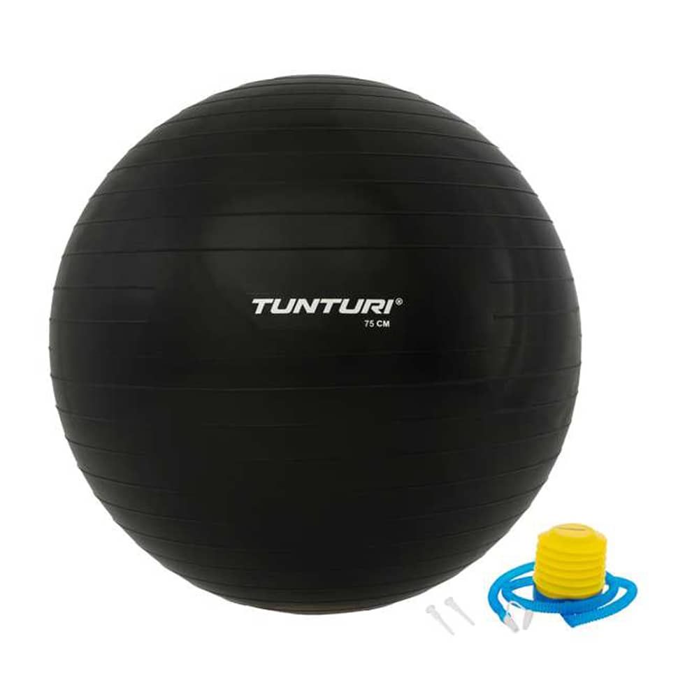 Tunturi Gymnastikball schwarz 75 cm