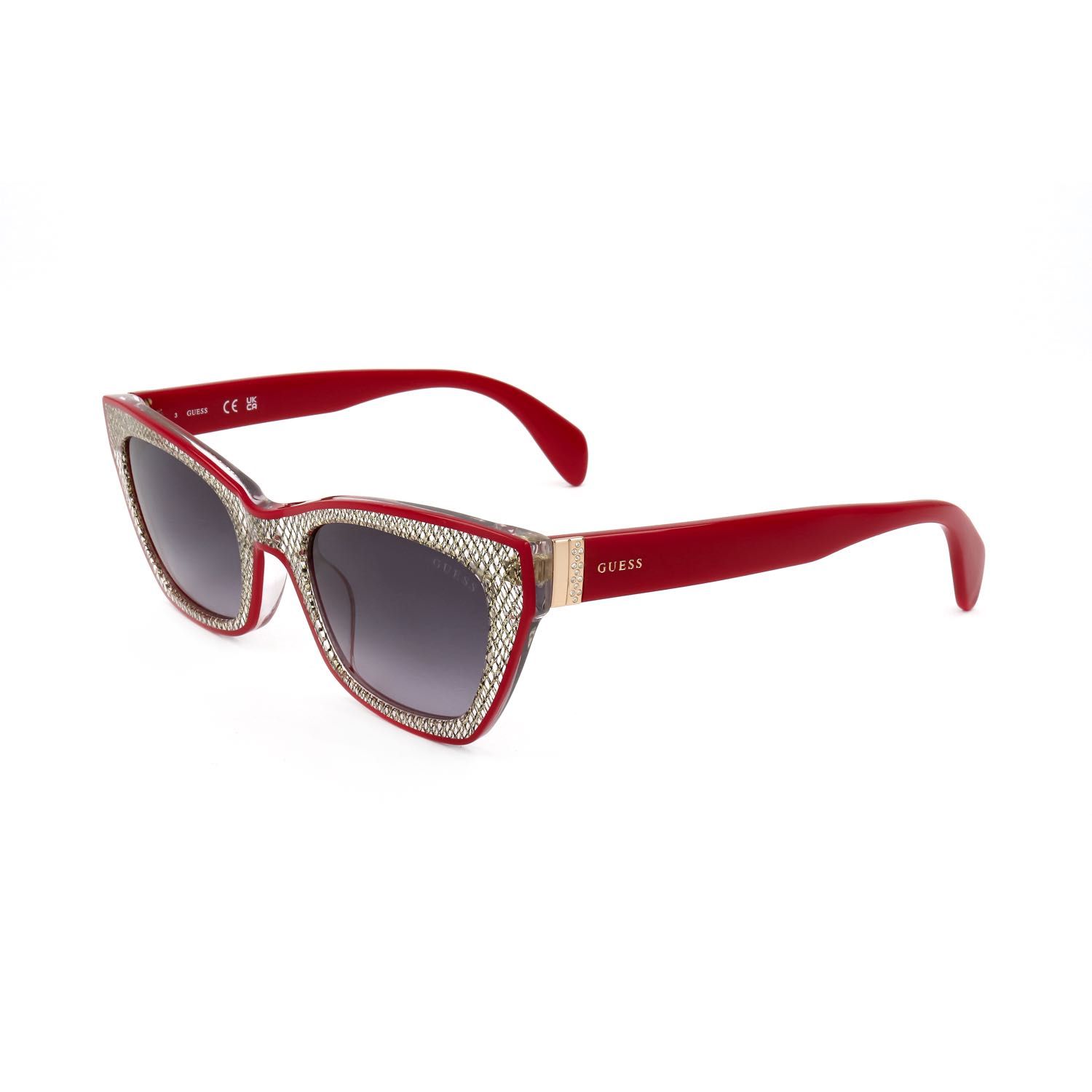 Guess occhiali da sole donna GU7873 dark red