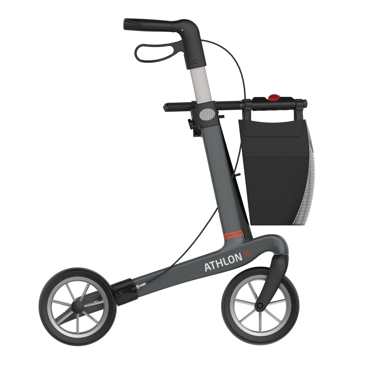 Rehasense Athlon SL Komfort L Carbon Rollator grau