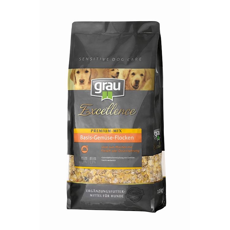Grau Hund - Vegetable Flakes 5 kg Flocken