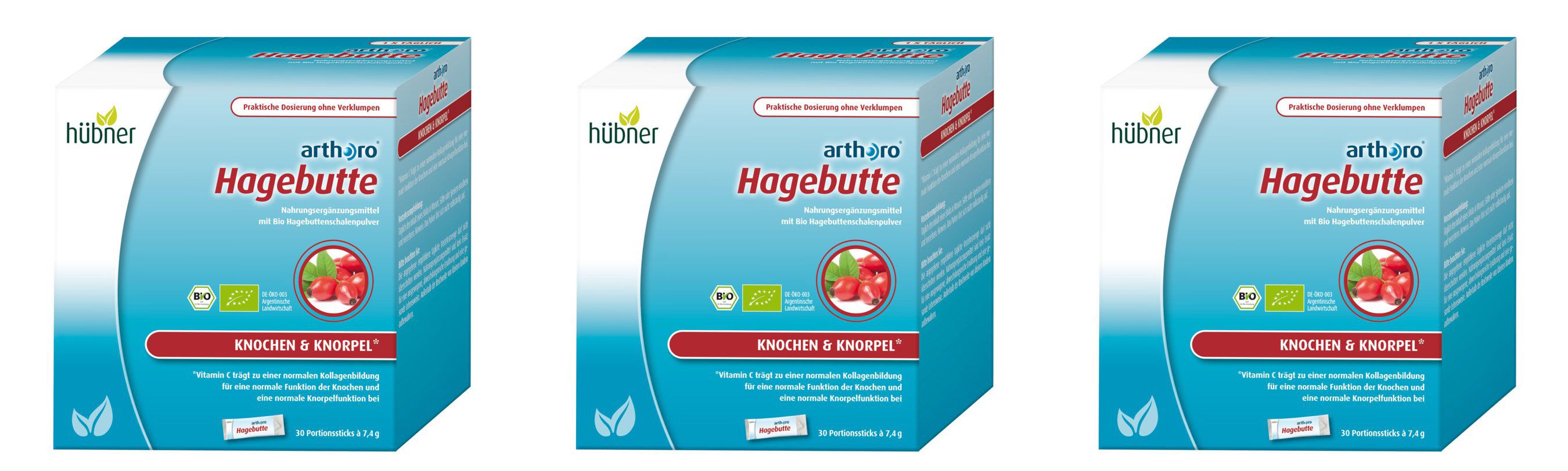 Hübner arthoro Hagebutte Sticks 3 x 30Sticks