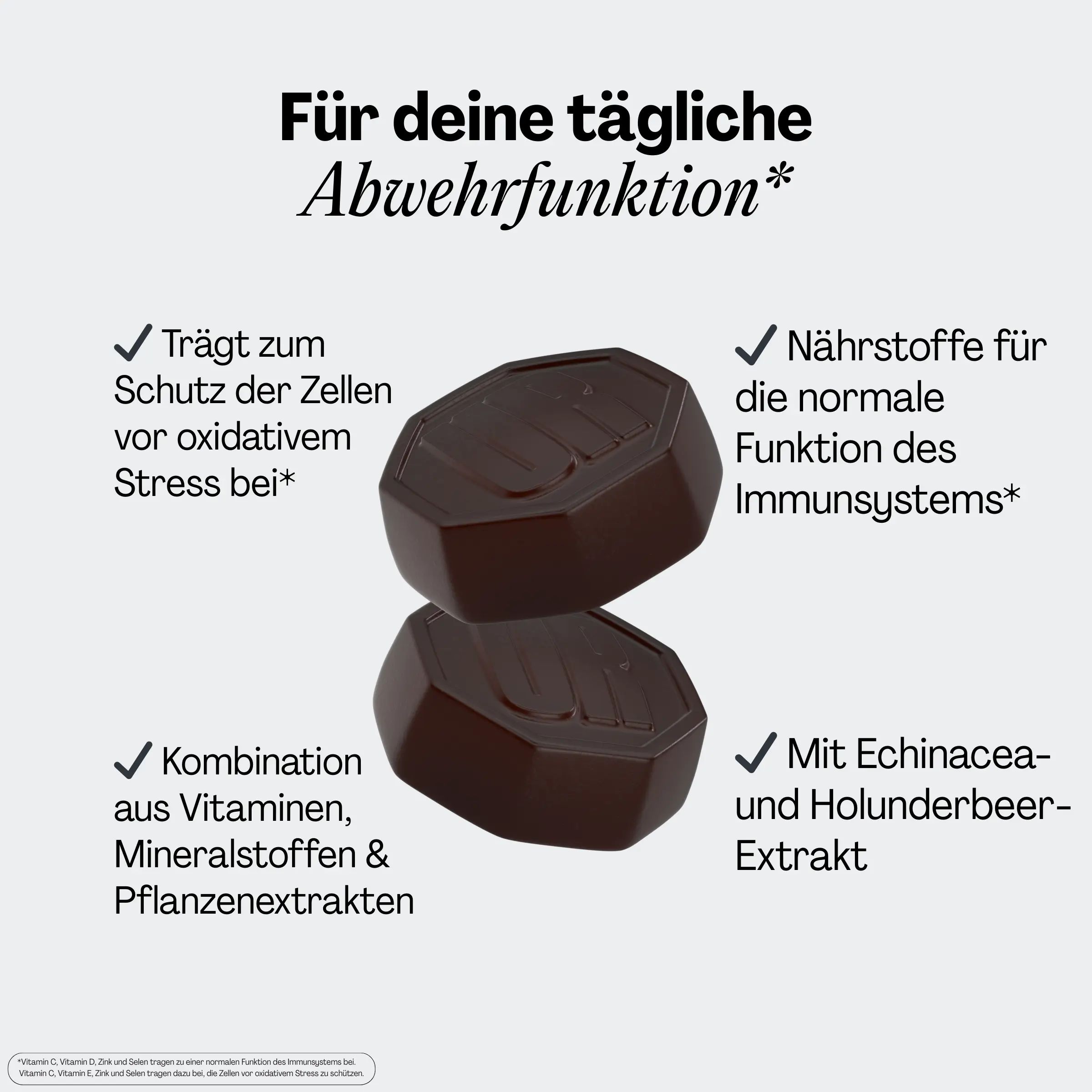 URVI® Immune Support - mit Echinacea, Holunderbeere & Multivitaminen