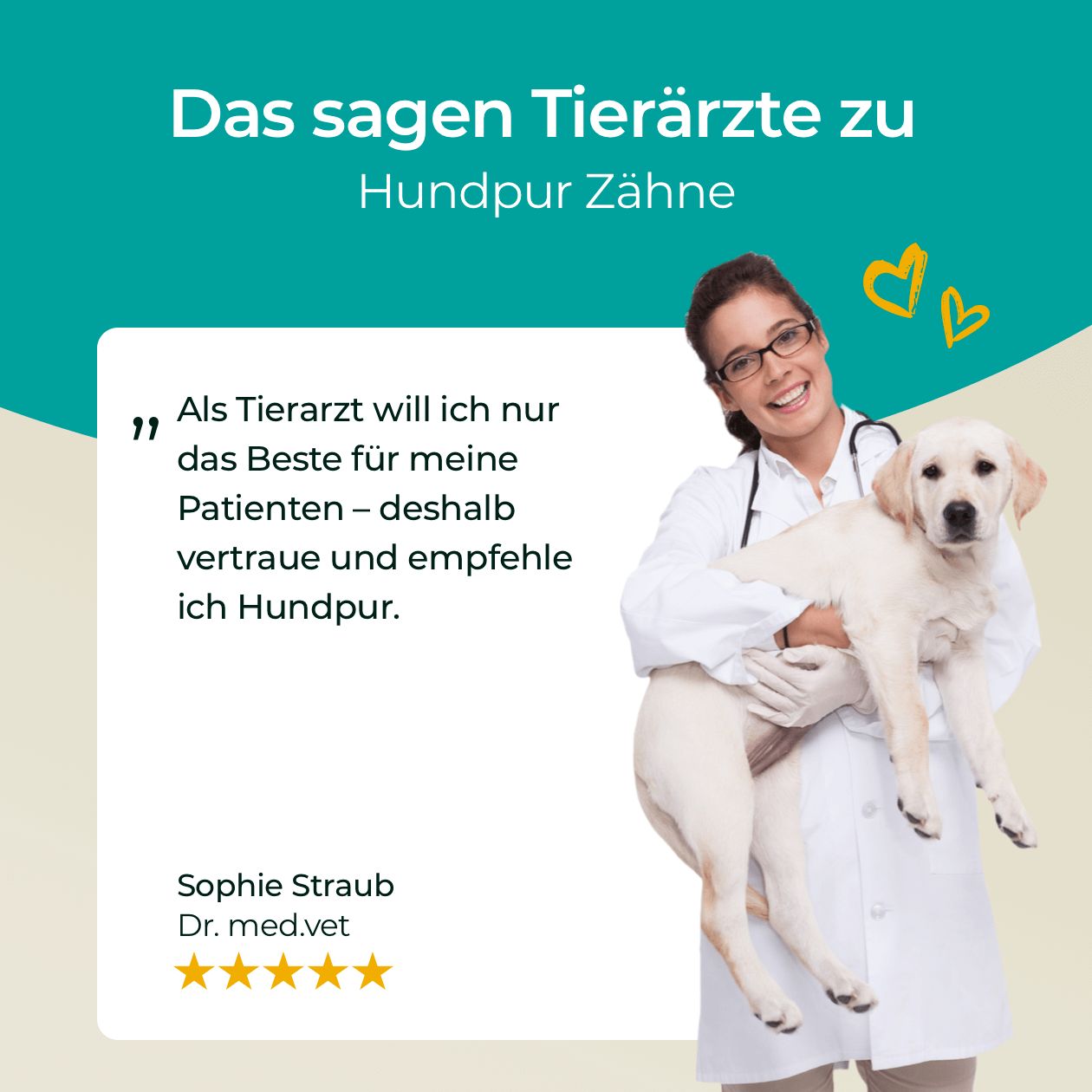 Hundpur® Zähne mit Dentalkomplex