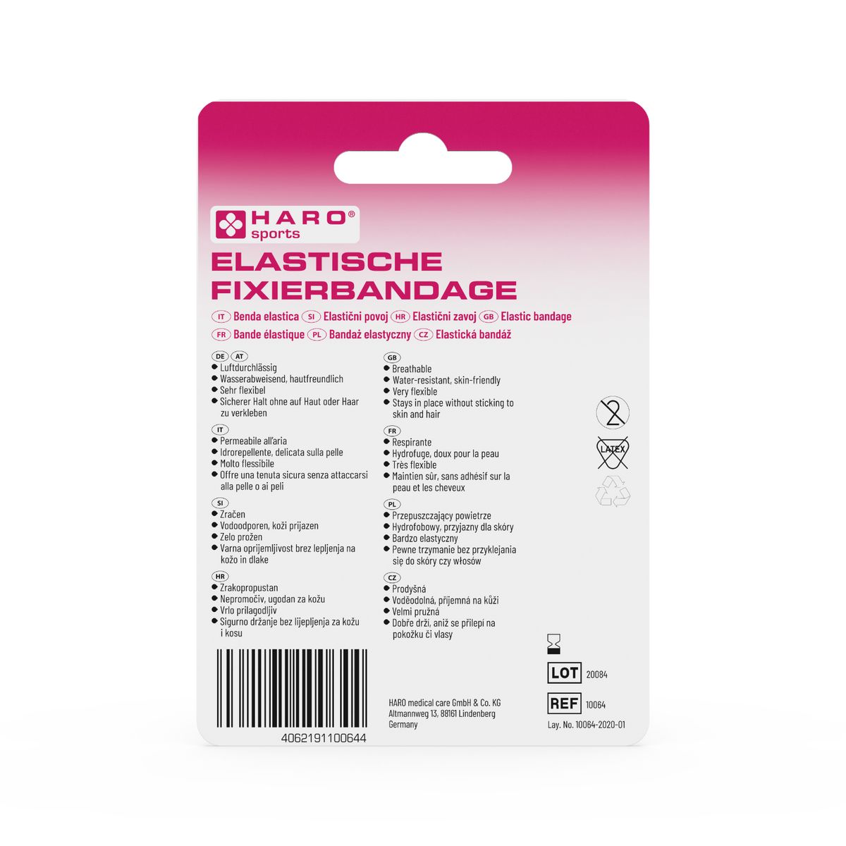 Haro Elastische Fixierbandage - breit