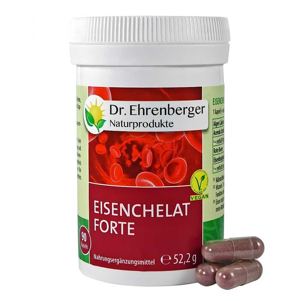 Dr. Ehrenberger Eisen Chelat forte Kapseln