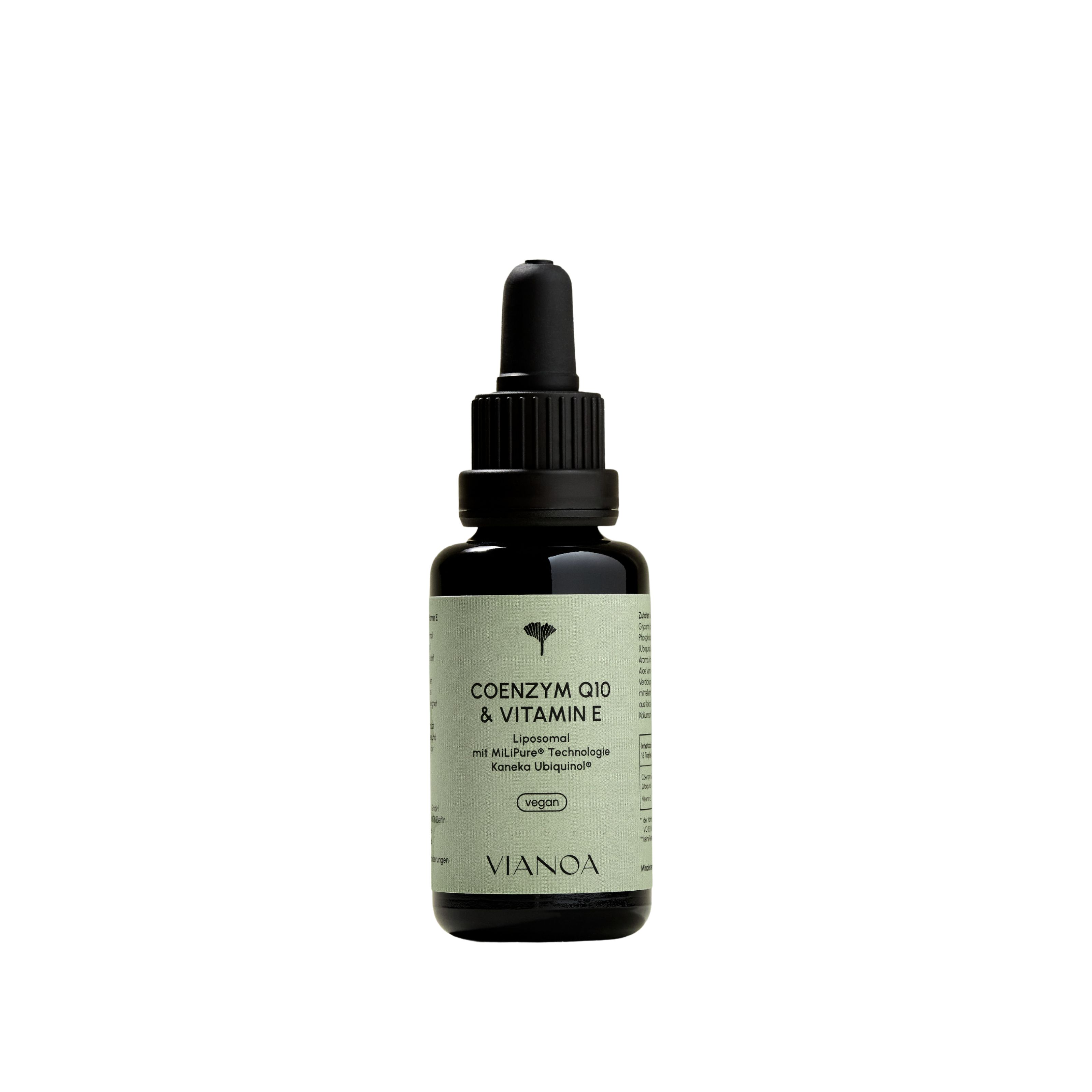 Vianoa Coenzym Q10 Tropfen – Kaneka Ubiquinol® & Vitamin E 30 ml