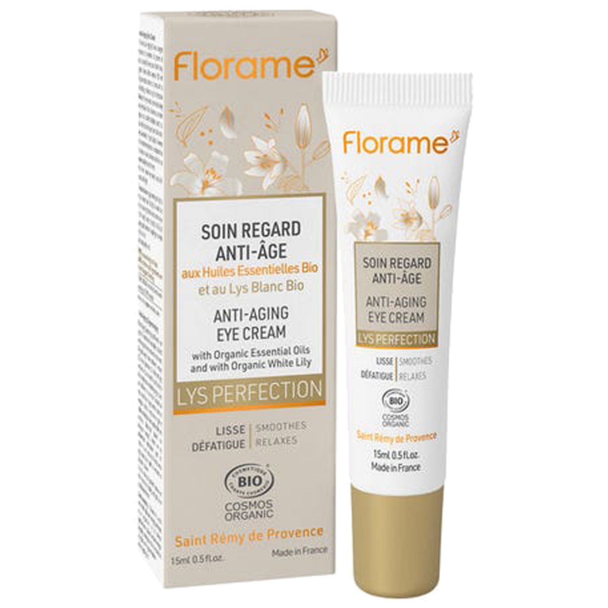 Florame Lys Perfection Anti-Aging Bio-Augenpflege 2,4x3,5x11,2 cm