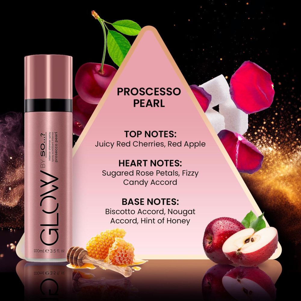 Glow By So...? - Intensive Glitzernde Duftnebel - Proscecco Pearl