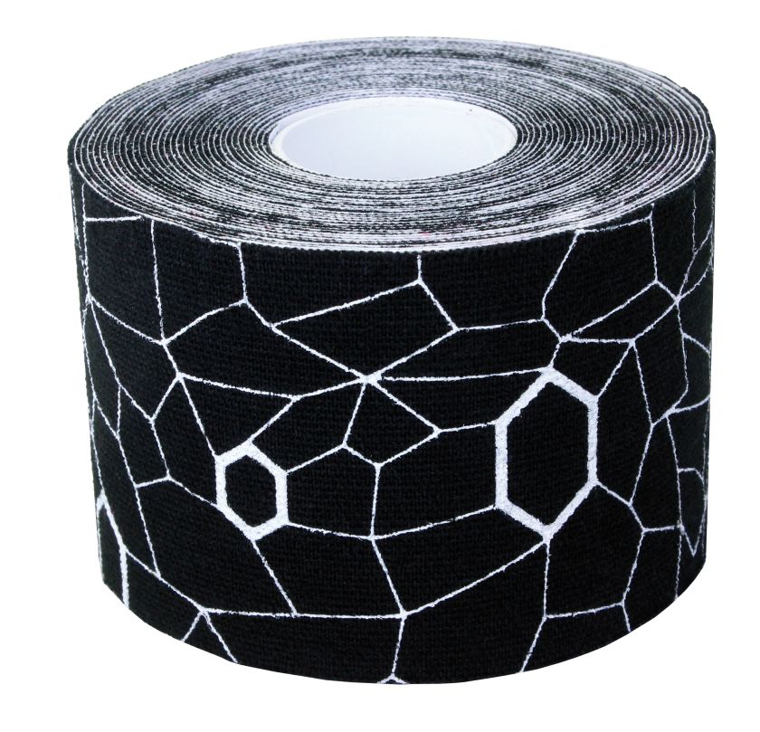 Thera-Band® Kinesiologie Tape XactStretch, 5 m, Schwarz / Weiß