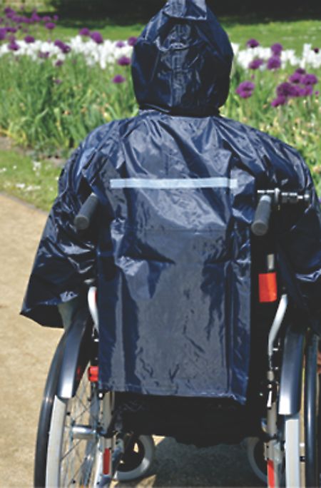 Rollstuhl - Regencape STB, Windschutz, Regenschutz, Regenjacke für Rollstuhl