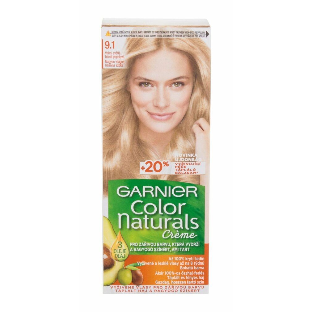 Garnier Color Naturals Créme Hair Color 9,1 Natural Extra Light Ash Blond,