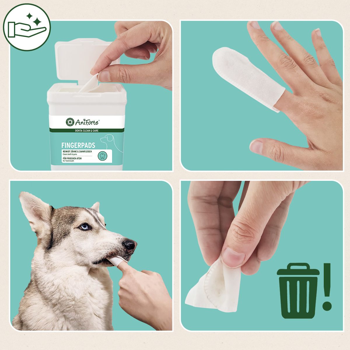 AniForte Denta Clean & Care Fingerpads