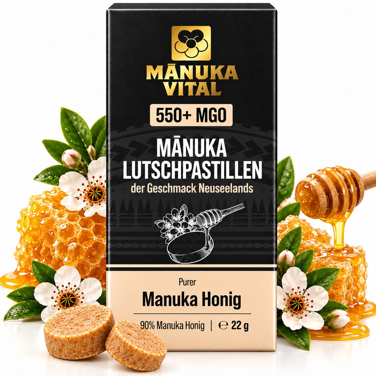 Manuka Vital Manuka Lutschpastillen MGO 550+