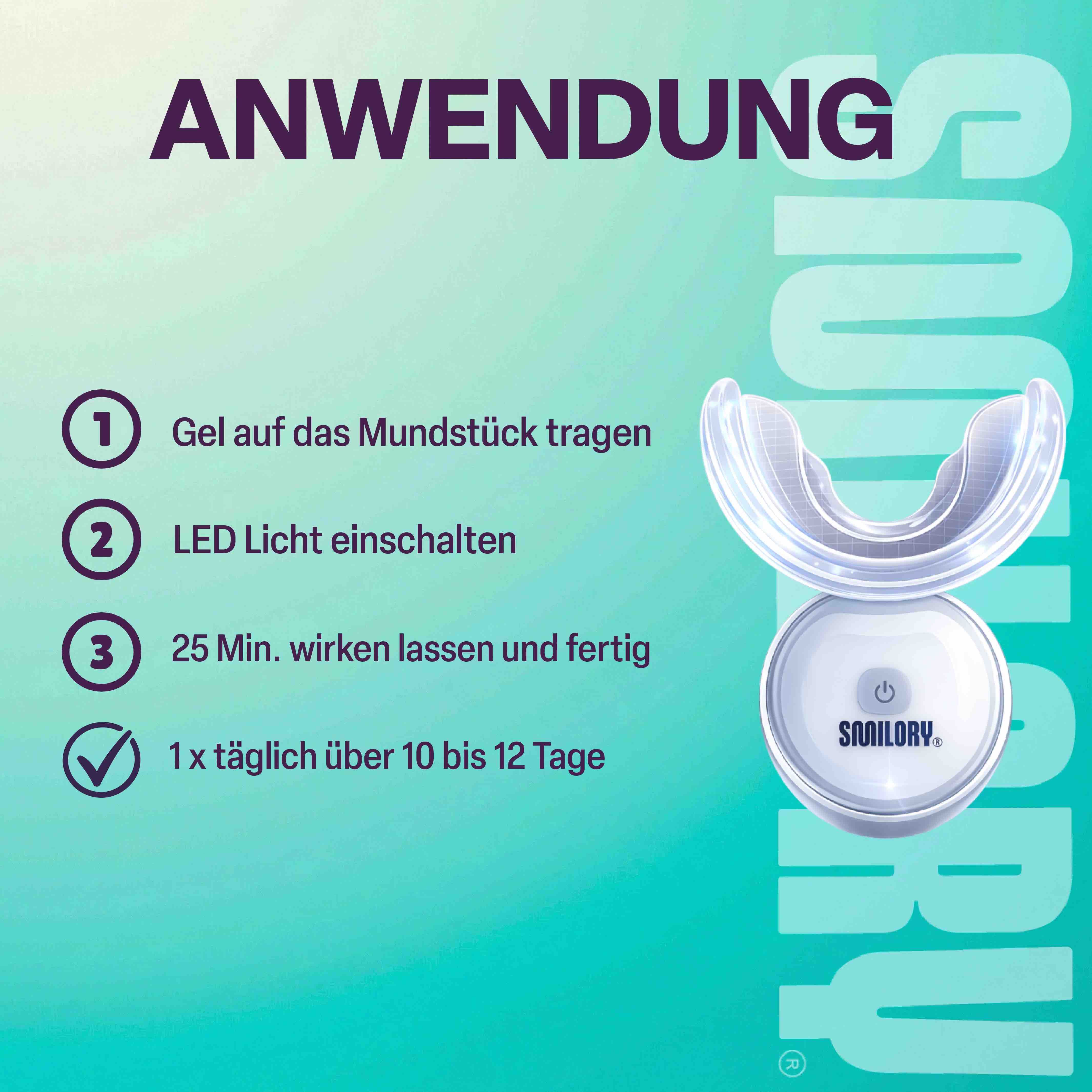 Smilory® Space Light - Professionelles Zahnaufhellungsset