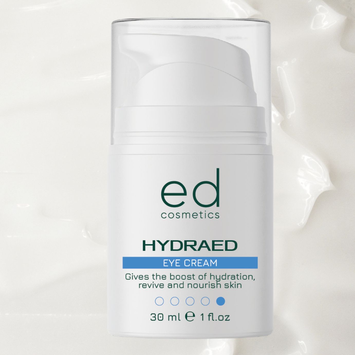 ED COSMETICS HydraED Augenpflege – gegen Trockenheit & für empfindliche Haut – Feuchtigkeitspflege