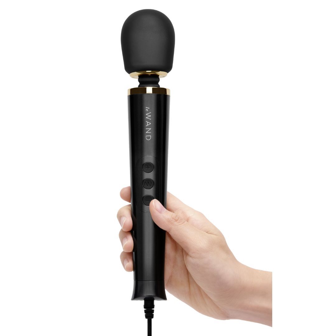 Luxus-Massagestab "Powerful Petite Plug-In Vibrating Massager" | Soft Touch Silikon | le Wand
