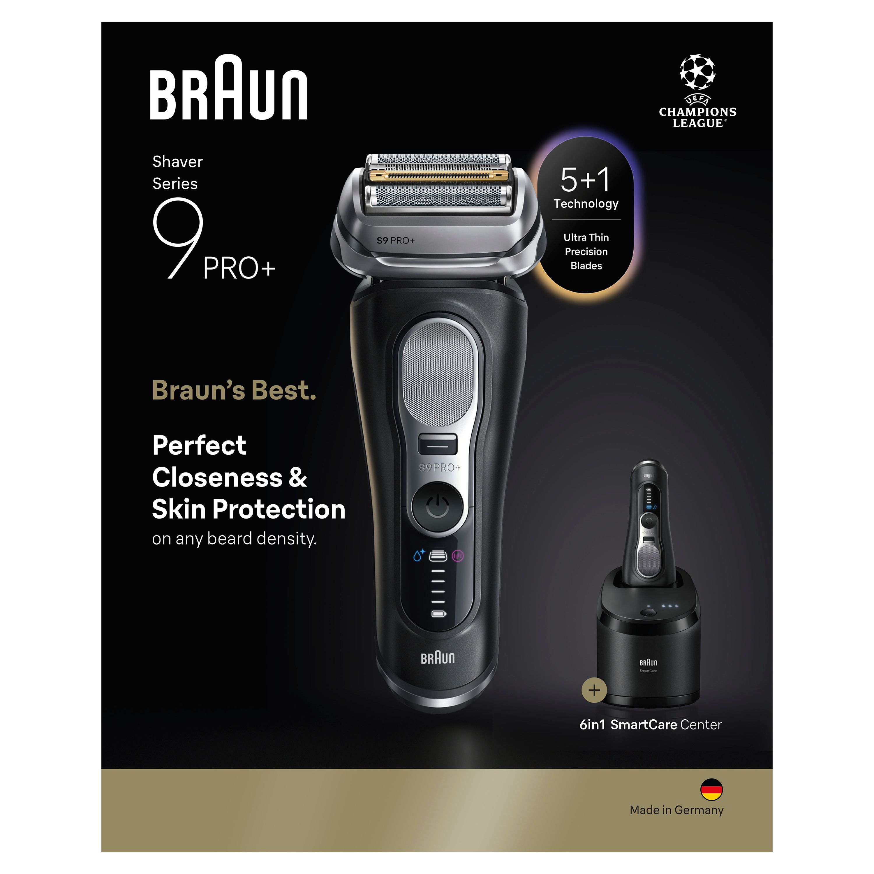 Braun - Elektrischer Herrenrasierer "Series 9 Pro+ 9660cc "