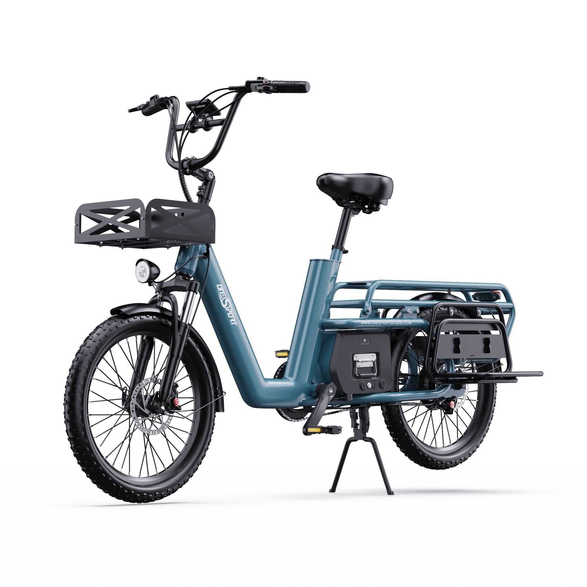 Onesport Ot01 Longtail-Lastenrad mit 650-W-Motor und 48-V-27-Ah-Akku 1 St