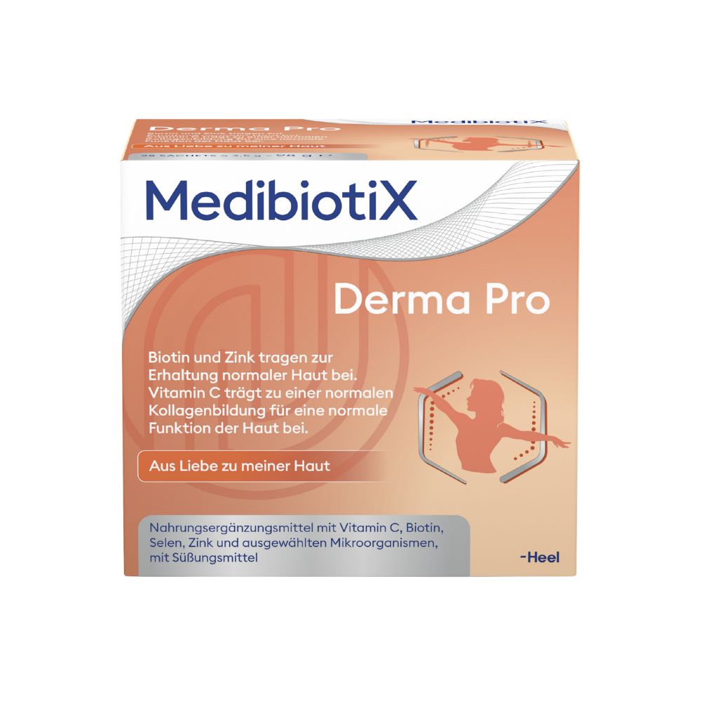 MedibiotiX Derma Pro - Für ein ausgeglichenes Hautbild - Mit Darmbakterien für die Darm-Haut-Achse