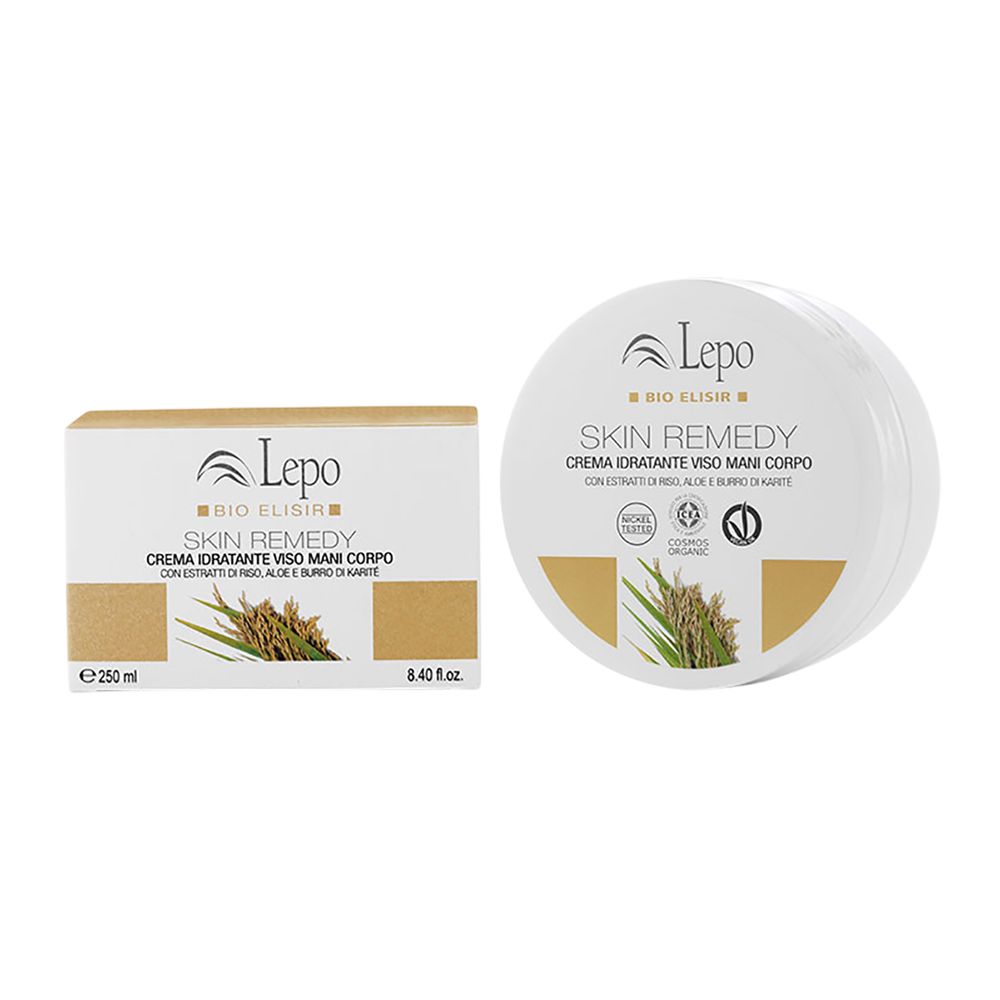 LEPO Skin Remedy Crema idratante Viso, Mani e Corpo