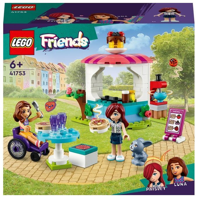LEGO Friends 41753 Negozio di Pancake, Giochi Creativi per Bambini e Bambine 6+ Anni con Mini Bambo