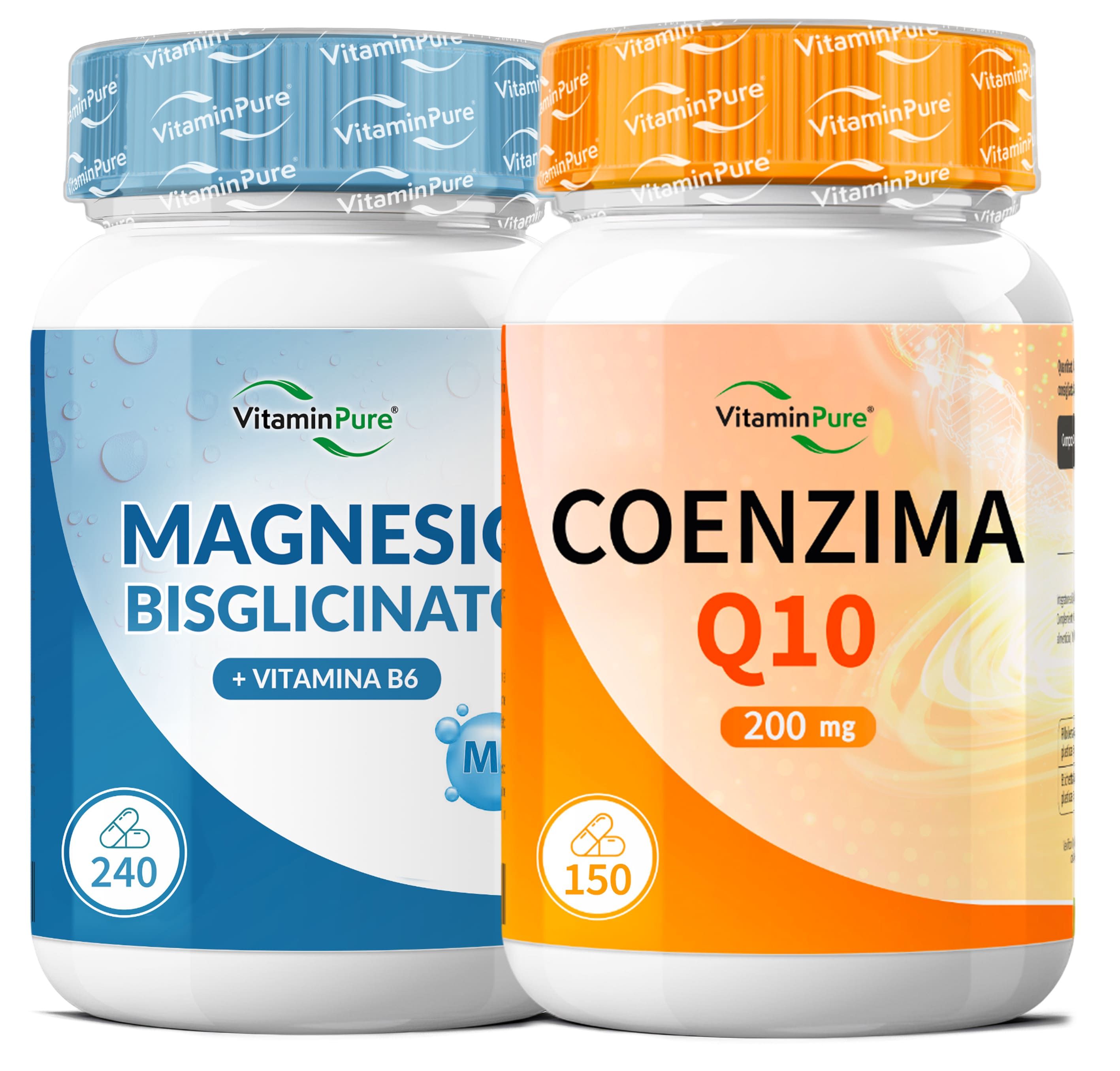 PROMO Magnesio Bisglicinato + Coenzima Q10, Energia & Vitalità Quotidiana, VitaminPure®