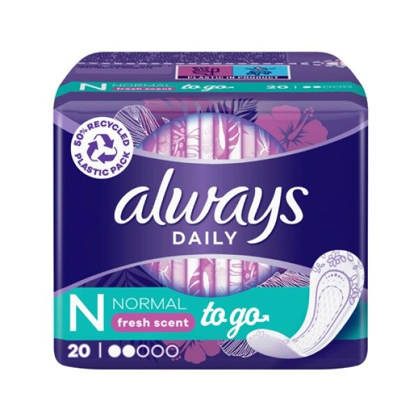 Always Dailies Large Profresh Panty Liners x 40