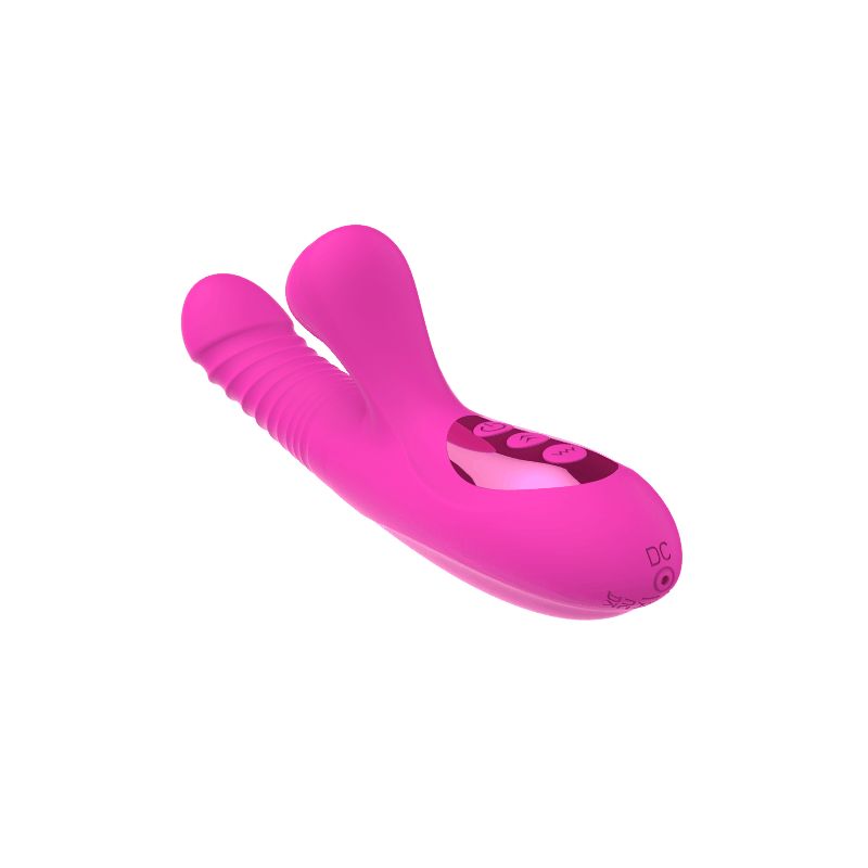Miriam Pink - Stoßender Vibrator mit Zunge