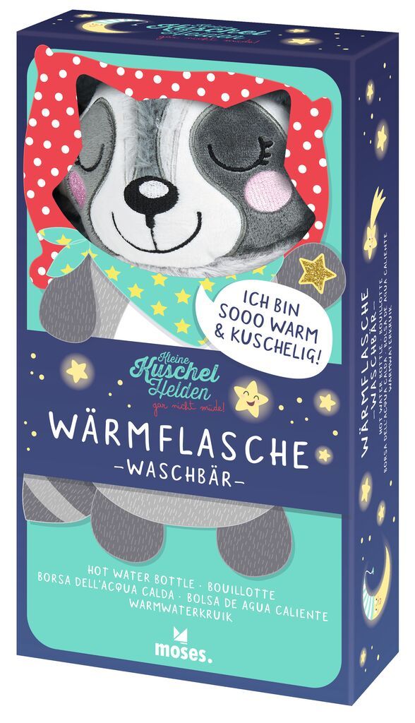 Moses Kleine Kuschelhelden Wärmfalsche "Waschbär"