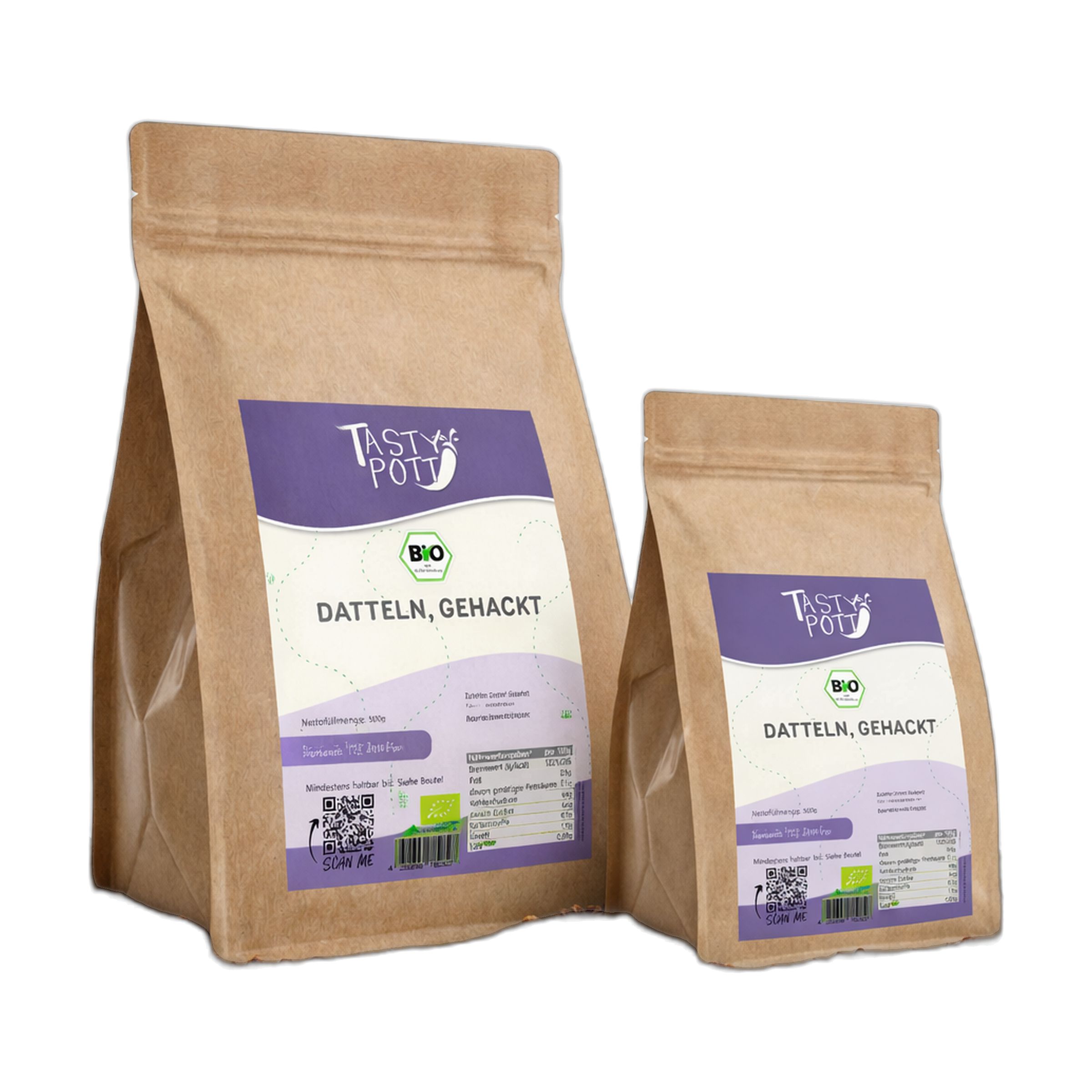 Tasty-Pott Tasty Pott Bio Datteln getrocknet & gehackt 1 St