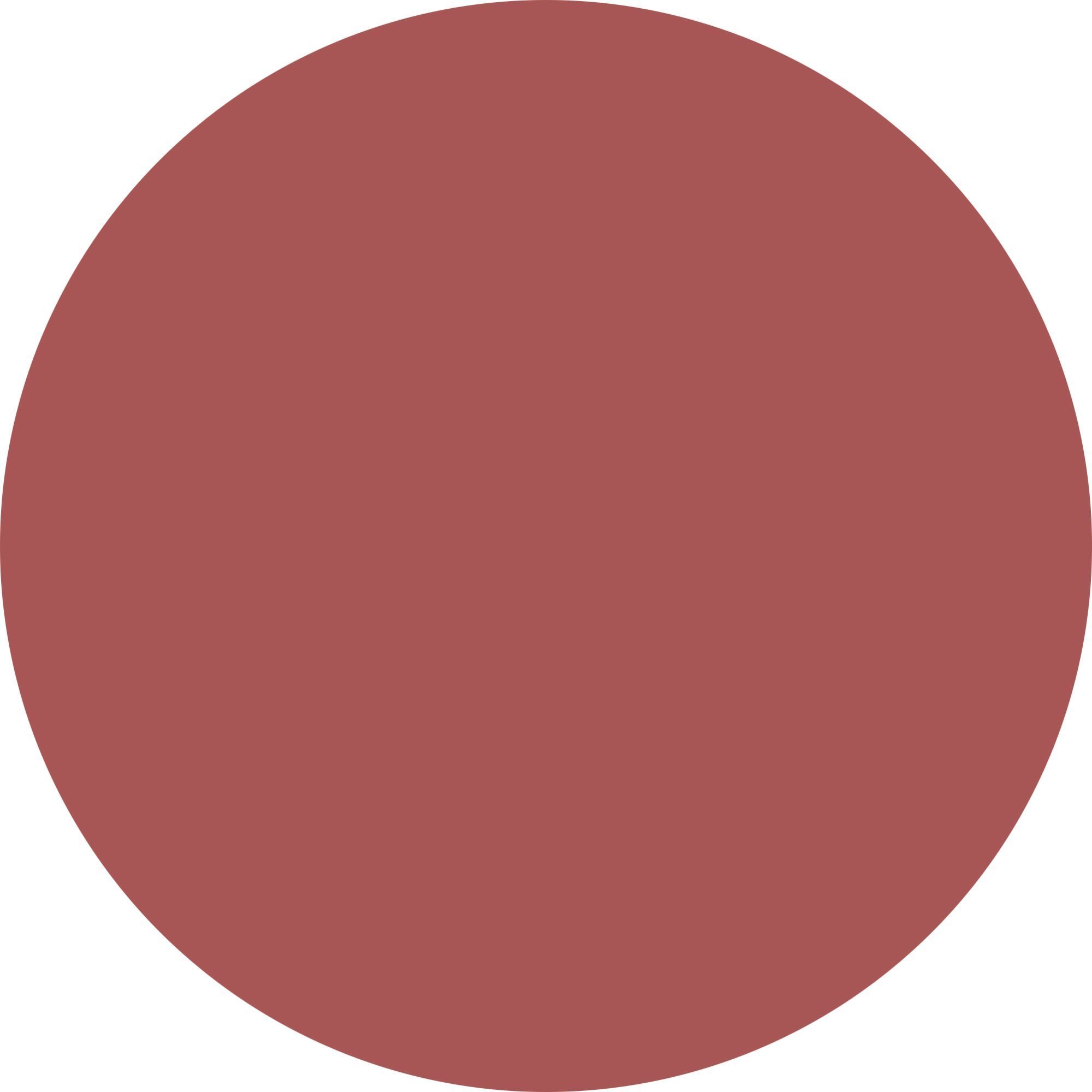 Cerchio di colore rosa rossetto. Tinta unita, senza altri dettagli. Adatto a rappresentare il colore del rossetto.