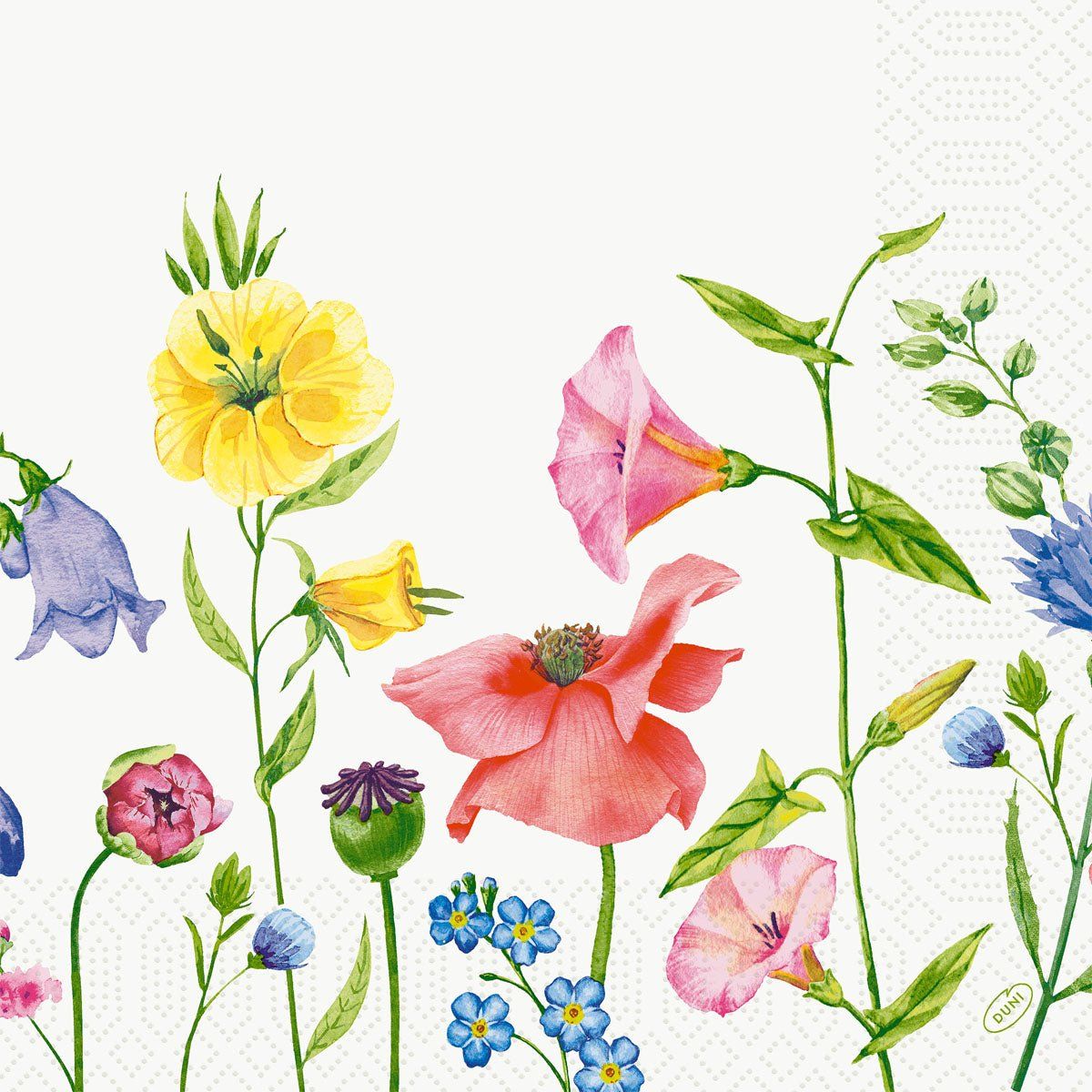 Servietten 40x40 3-lagig Flowy Meadow 250 St Tücher